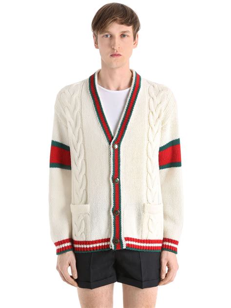 knitwear gucci|Gucci outlet cardigan.